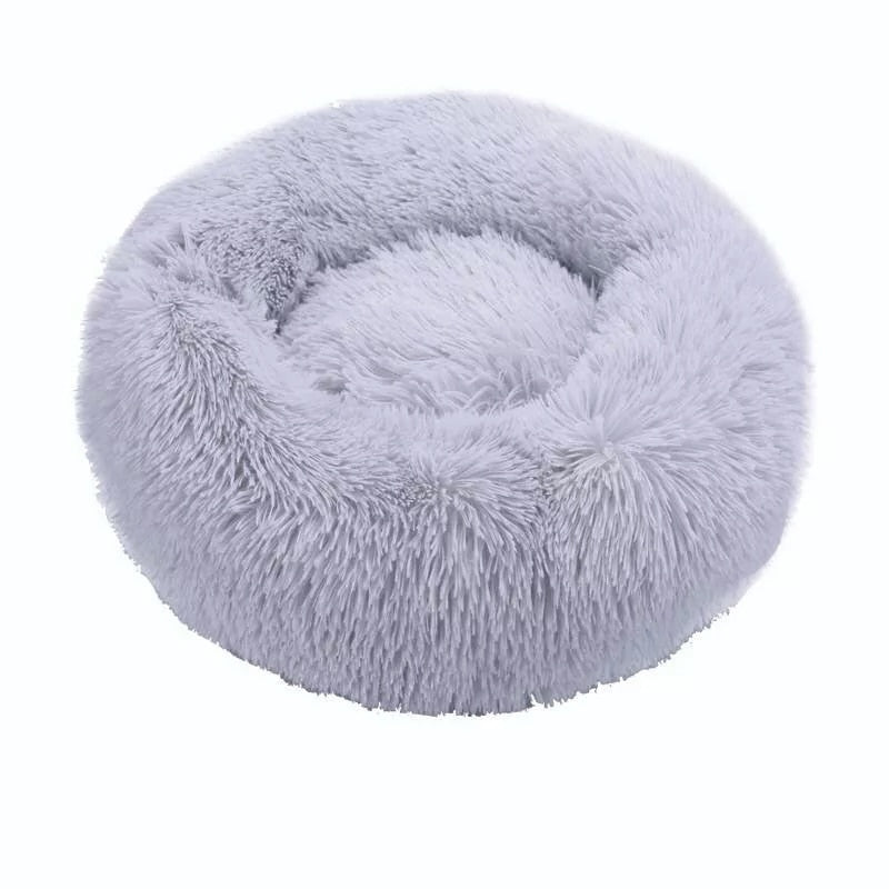 Pet Dog Bed Comfortable Donut Round Dog Kennel Ultra Soft Washable Dog and Cat Cushion Bed Winter Warm