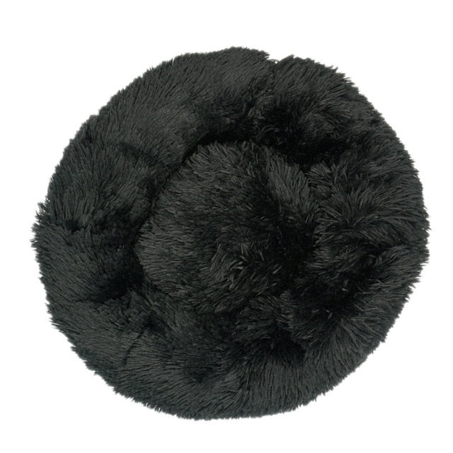 Pet Dog Bed Comfortable Donut Round Dog Kennel Ultra Soft Washable Dog and Cat Cushion Bed Winter Warm